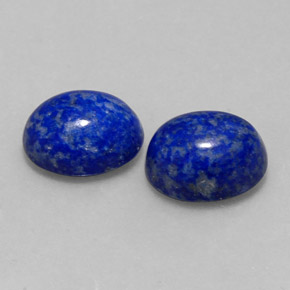 캐럿 천연 로열 블루 라피스 라줄리 보석, 타원형 컷, 9.8×7.9 mm, 불투명체