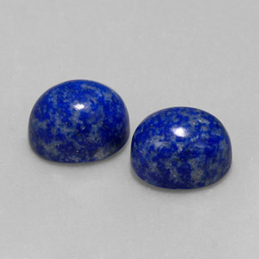 캐럿 천연 로열 블루 라피스 라줄리 보석, 타원형 컷, 10.1×8.1 mm, 불투명체