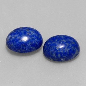 캐럿 천연 로열 블루 라피스 라줄리 보석, 타원형 컷, 11×8.8 mm, 불투명체