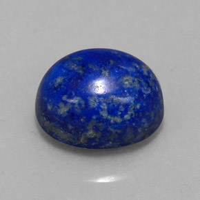 6.59캐럿 천연 로열 블루 라피스 라줄리, 타원형 컷, 12×10.1 mm, 불투명체