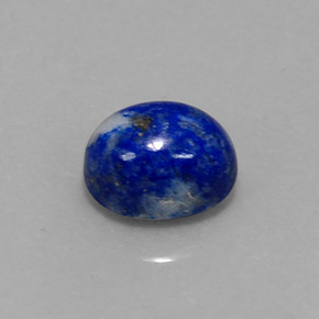 2.98캐럿 천연 로열 블루 라피스 라줄리, 타원형 컷, 9.2×7.1 mm, 불투명체