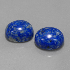 캐럿 천연 로열 블루 라피스 라줄리 보석, 타원형 컷, 10.3×8.2 mm, 불투명체