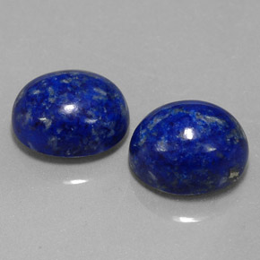 캐럿 천연 로열 블루 라피스 라줄리 보석, 타원형 컷, 11.2×9.2 mm, 불투명체
