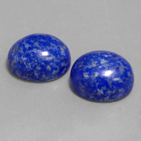 캐럿 천연 로열 블루 라피스 라줄리 보석, 타원형 컷, 11.1×9.1 mm, 불투명체