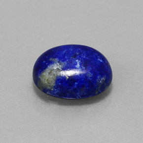 2.82캐럿 천연 로열 블루 라피스 라줄리, 타원형 컷, 10.1×8 mm, 불투명체