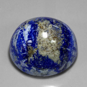 1173.62캐럿 천연 로열 블루 라피스 라줄리, 타원형 컷, 63.9×57.1 mm, 불투명체