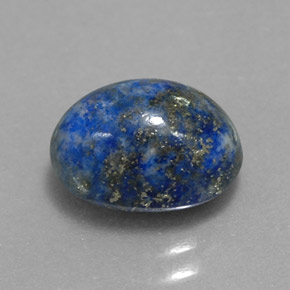 3.52캐럿 천연 로열 블루 라피스 라줄리, 타원형 컷, 10.1×7 mm, 불투명체