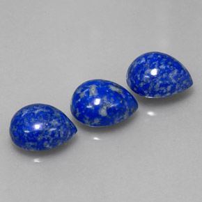 캐럿 천연 로열 블루 라피스 라줄리 보석, 배 모양, 10.1×8.2 mm, 불투명체