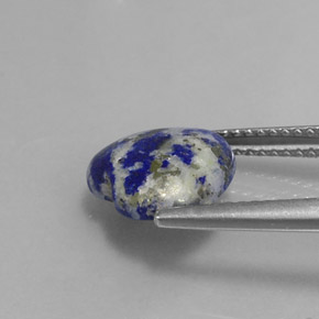 3.29캐럿 천연 로열 블루 라피스 라줄리, 하트 모양, 10.2×9.8 mm, 불투명체