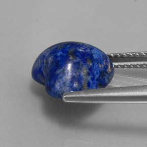 4.63캐럿 천연 로열 블루 라피스 라줄리, 하트 모양, 10.8×10.5 mm, 불투명체
