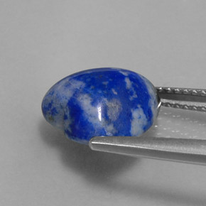 4.39캐럿 천연 로열 블루 라피스 라줄리, 하트 모양, 10.7×10.7 mm, 불투명체