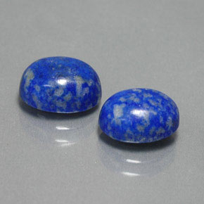 캐럿 천연 로열 블루 라피스 라줄리 보석, 타원형 컷, 9.2×7.3 mm, 불투명체