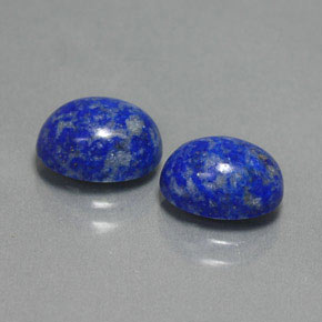 캐럿 천연 로열 블루 라피스 라줄리 보석, 타원형 컷, 8.7×6.9 mm, 불투명체