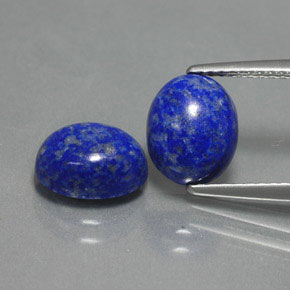 캐럿 천연 로열 블루 라피스 라줄리 보석, 타원형 컷, 8.9×7.2 mm, 불투명체