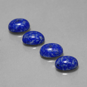캐럿 천연 그린 블루 라피스 라줄리 보석, 타원형 컷, 7×5.1 mm, 불투명체