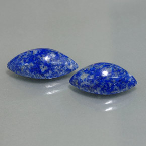 캐럿 천연 로열 블루 라피스 라줄리 보석, 마퀴즈, 15.1×7.6 mm, 불투명체