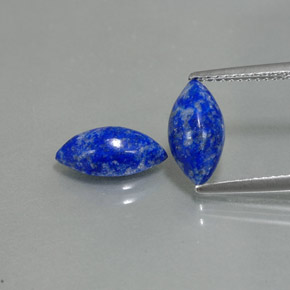 캐럿 천연 로열 블루 라피스 라줄리 보석, 마퀴즈, 11.2×5.6 mm, 불투명체