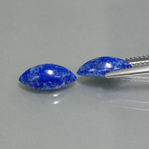 캐럿 천연 로열 블루 라피스 라줄리 보석, 마퀴즈, 11.2×5.6 mm, 불투명체