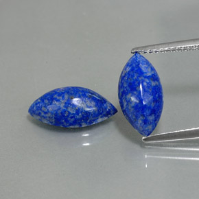 캐럿 천연 로열 블루 라피스 라줄리 보석, 마퀴즈, 13.6×7.1 mm, 불투명체
