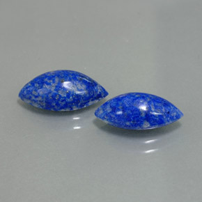 캐럿 천연 로열 블루 라피스 라줄리 보석, 마퀴즈, 13.6×7.1 mm, 불투명체