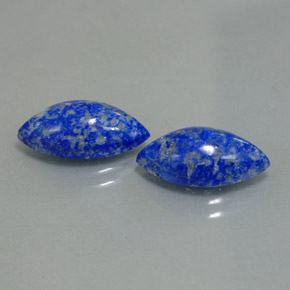 캐럿 천연 로열 블루 라피스 라줄리 보석, 마퀴즈, 13.9×7.1 mm, 불투명체