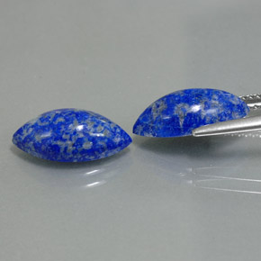캐럿 천연 로열 블루 라피스 라줄리 보석, 마퀴즈, 13.9×7.1 mm, 불투명체