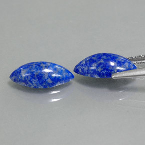 캐럿 천연 로열 블루 라피스 라줄리 보석, 마퀴즈, 11.9×6 mm, 불투명체