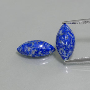 캐럿 천연 로열 블루 라피스 라줄리 보석, 마퀴즈, 14.1×7.1 mm, 불투명체
