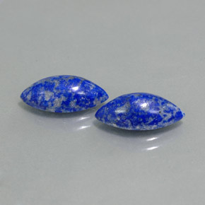 캐럿 천연 로열 블루 라피스 라줄리 보석, 마퀴즈, 14.1×7.1 mm, 불투명체