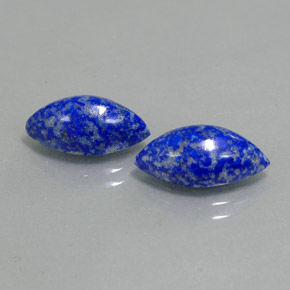 캐럿 천연 로열 블루 라피스 라줄리 보석, 마퀴즈, 14.1×7.2 mm, 불투명체