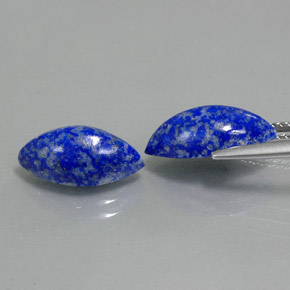 캐럿 천연 로열 블루 라피스 라줄리 보석, 마퀴즈, 14.1×7.2 mm, 불투명체