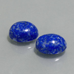 캐럿 천연 로열 블루 라피스 라줄리 보석, 타원형 컷, 7.9×6.1 mm, 불투명체