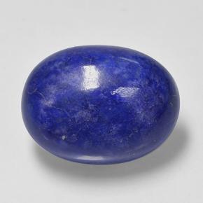 9.84캐럿 천연 딥 블루 라피스 라줄리, 타원형 컷, 15.6×11.7 mm, 불투명체