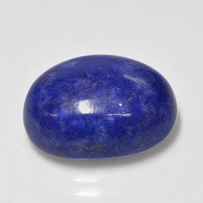9.84캐럿 천연 딥 블루 라피스 라줄리, 타원형 컷, 15.6×11.7 mm, 불투명체