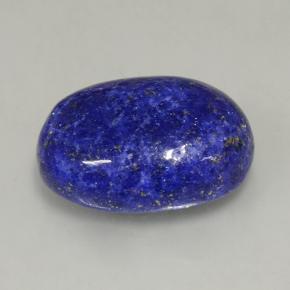 11.90캐럿 천연 다크 블루 라피스 라줄리, 타원형 컷, 16.8×12.2 mm, 불투명체