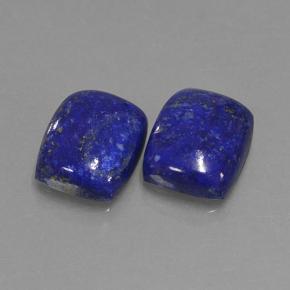8.25캐럿 천연 다크 블루 라피스 라줄리 보석, 쿠션 컷, 11.1×9 mm, 불투명체