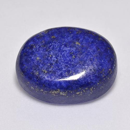14.45캐럿 천연 강렬한 네이비 블루 라피스 라줄리, 타원형 컷, 16.8×12.7 mm, 불투명체