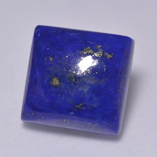7.34캐럿 천연 강렬한 네이비 블루 라피스 라줄리, 스퀘어, 11.2×10.9 mm, 불투명체