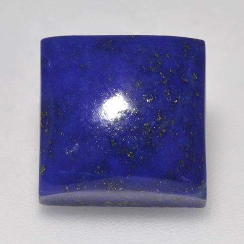 7.85캐럿 천연 강렬한 네이비 블루 라피스 라줄리, 스퀘어, 11×11 mm, 불투명체