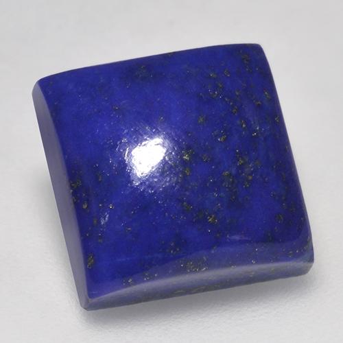 7.85캐럿 천연 강렬한 네이비 블루 라피스 라줄리, 스퀘어, 11×11 mm, 불투명체