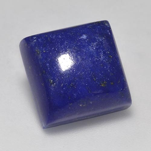 9.40캐럿 천연 네이비 블루 라피스 라줄리, 스퀘어, 11.2×11.1 mm, 불투명체