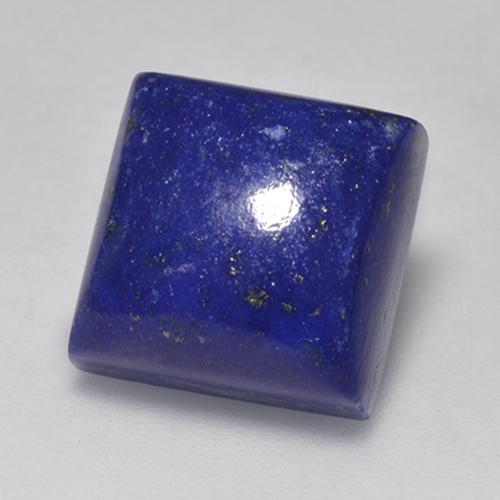 9.40캐럿 천연 네이비 블루 라피스 라줄리, 스퀘어, 11.2×11.1 mm, 불투명체