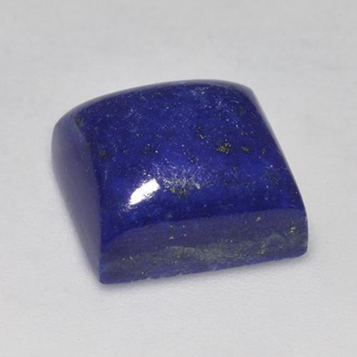 9.40캐럿 천연 네이비 블루 라피스 라줄리, 스퀘어, 11.2×11.1 mm, 불투명체