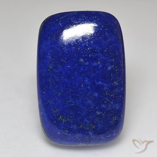42.16ct 자연스러운 진한 파랑 청금석, 방석, 불투명체