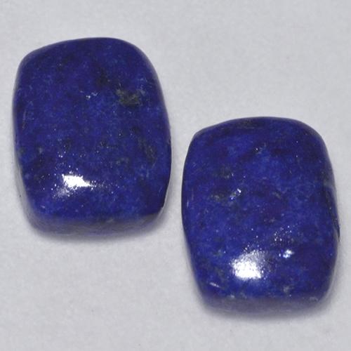 2.59캐럿 천연 다크 블루 라피스 라줄리 보석, 쿠션 컷, 8.2×6.2 mm, 불투명체