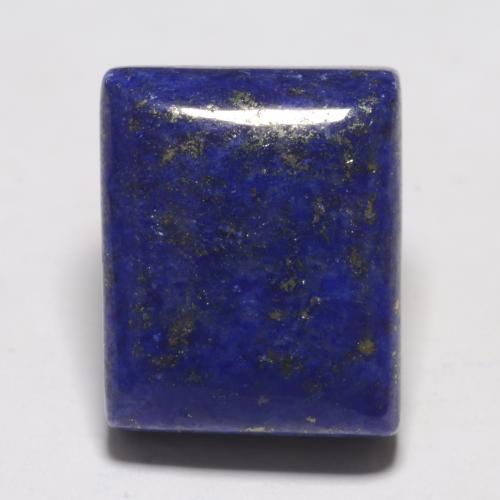 17.06캐럿 천연 매우 깊은 파란색 라피스 라줄리, 바게트, 14.9×12.1 mm, 불투명체