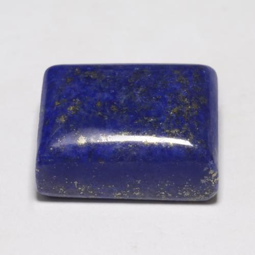 17.06캐럿 천연 매우 깊은 파란색 라피스 라줄리, 바게트, 14.9×12.1 mm, 불투명체