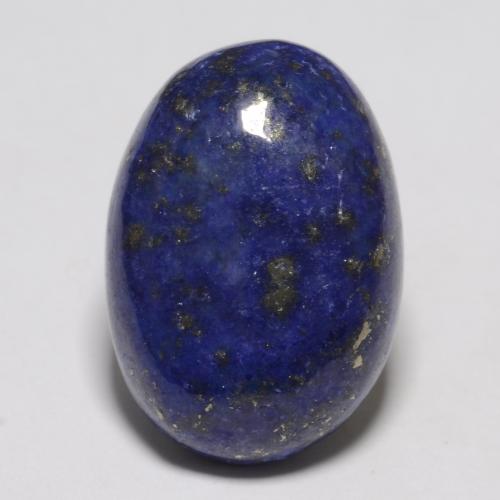11.63캐럿 천연 매우 깊은 파란색 라피스 라줄리, 타원형 컷, 17.3×12.1 mm, 불투명체