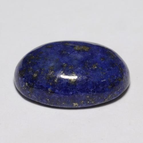 11.63캐럿 천연 매우 깊은 파란색 라피스 라줄리, 타원형 컷, 17.3×12.1 mm, 불투명체