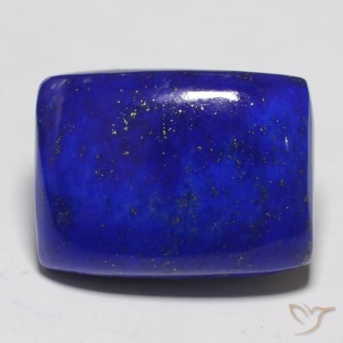 20.40ct 자연스러운 강렬한 네이비 블루 청금석, 방석, 불투명체